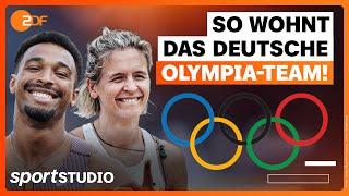 Exklusive Einblicke So sieht das Olympische Dorf von innen aus  Vlog  sportstudio