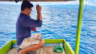 UMPAN DUA EKOR MEMBUAT PANIKMENDAPAT SAMBARAN IKAN BESAR BERKALI KALI