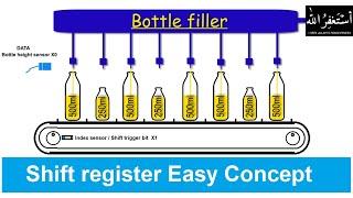 How does shift registers works ? PLC Programming Tutorials for Beginners