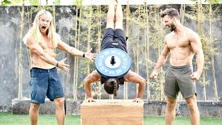 3 Calisthenics Beasts - 1 Workout feat. Andry Strong