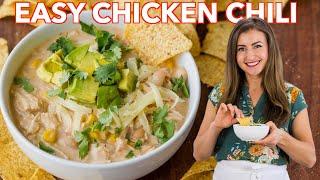 Easy White Chicken Chili Stovetop Recipe