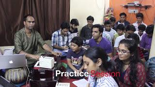 Raag Yaman  Practice Session  Pt Kuldeep Sagar  Students  Alaap Music Academy Chennai.