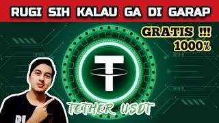 WAJIB DIGARAP SIH USDT Miner Gratis Bisa Di Withdraw Tanpa Deposit