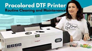 Procolored DTF Printer Routine Cleaning and Maintenance