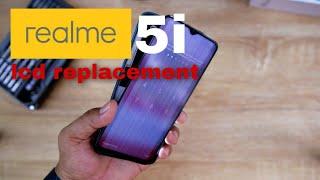 cara ganti lcd realme 5i