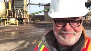 On site at Great Northern Timbers pellet plant in Upper Musquodoboit NS