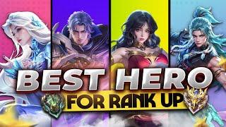 TOP BEST HEROES  TO SOLO RANK UP TO MYTHICAL IMMORTAL SEASON 34  MOBILE LEGENDS