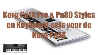 Wickys Tips & Tricks - Korg Pa80 & Korg Pa1X-Pro styles en Keyboardsets voor de Korg Pa5X