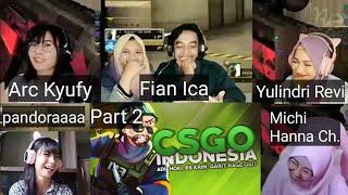 Reaction Mashup Milyhya CSGO Indonesia - Adu Hoki Es Krim Garit Ngamok Part 2