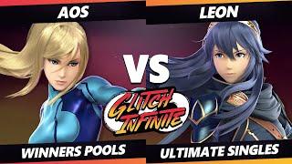 Glitch Infinite - AoS Zero Suit Samus Vs. Leon Lucina - SSBU Ultimate Tournament