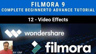 filmora 9 Complete beginner to advance  tutorial -12-  video effects Urdu