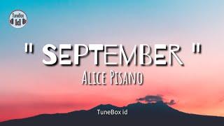 Alice Pisano - September  Lirik Lagu  Lyrics Music Video 