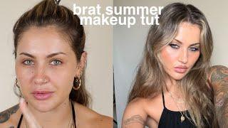 BRAT SUMMER MAKEUP TUTORIAL  JAMIE GENEVIEVE