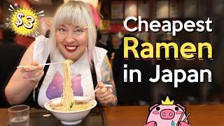 Cheapest Ramen in Japan  Fukuoka the OG Tonkotsu City