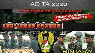 Baru..  TA. 2020  Jadwal Rekrutmen Bintara PK dan Tamtama Gelombang 2 TNI AD