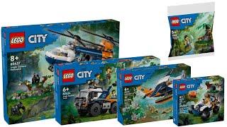 All LEGO City Jungle Explorer sets summer 2024 CompilationCollection Speed Build