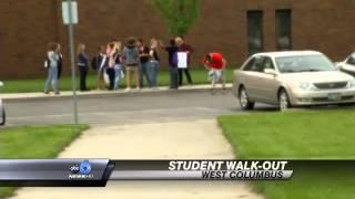 Briggs High School Students Walk Out in LGBT Bullying Protest