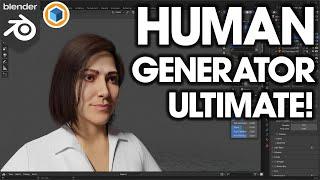 Whats NEW in Human Generator for Blender? Human Generator ULTIMATE Released
