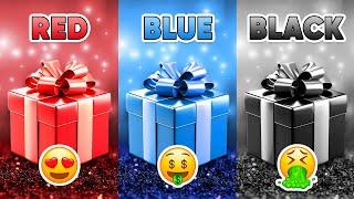 Choose Your Gift... Red Blue or Black ️ How Lucky Are You?  Quiz Kingdom