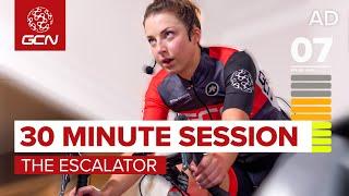 Indoor Cycling Workout  Sufferfest 30 Minute Ramp Session The Escalator