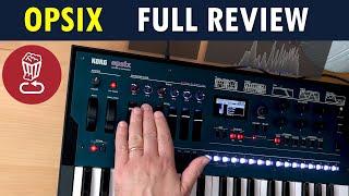 Korg OPSIX Review tutorial and 10 patch ideas  250 presets played  FM synthesis explained