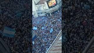 Supporter Argentina Rayakan Kemenangan di Buenos Aires #buenosaires #argentina