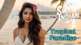 4K Sweet Indian AI Lookbook- Tropical Paradise