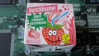 Durstlöscher Saure Erdbeere  Ich teste die neue Durstlöscher Sorte 