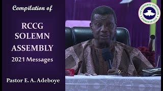 RCCG March 2021 Solemn Assembly Sermon  Pastor E. A. Adeboye Day 1 - 4