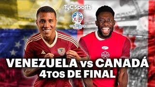 EN VIVO  VENEZUELA vs CANADÁ  Copa América - Cuartos de Final  Vivilo en TyC Sports