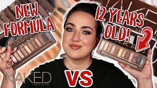 URBAN DECAYS NAKED NEW & IMPROVED FORMULA VS MY 12 YEAR OLD NAKED PALETTE WHAT CHANGED?