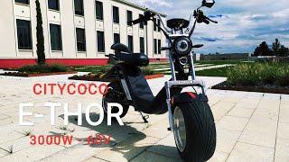 CITYCOCO 3000W E-thor - TEST et ESSAI du Scooter Electrique le plus fun.