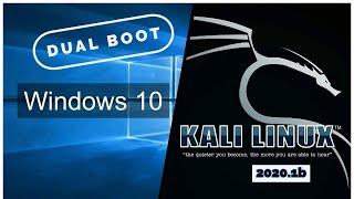 DUAL BOOT KALI LINUX 2020.1 WITH WINDOWS 1087  INSTALL KALI LINUX DUAL BOOT 2020Easiest way