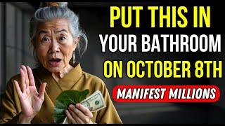 BE RICH If you PUT this in your BATHROOM on october 8th Goodbye Poverty  Buddhist Teachings