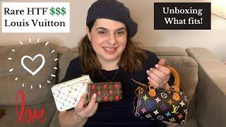 Louis Vuitton Rare Limited edition Multi-color Murakami Mini Speedy  Unboxing and What Fits