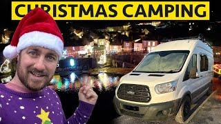 Stealth Van Camping at Christmas in Cornwall