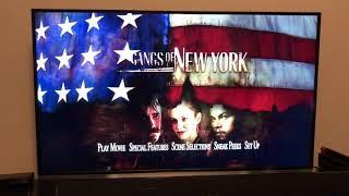 Gangs of New York DVD menu walk-through disc One