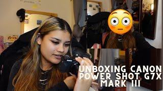 UNBOXING Canon Powershot G7X Mark iii  IS IT WORTH THE HYPE ?? 