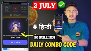 Hamster Kombat 2 July Daily Combo Card Today 5M Coins 2024  Hamster Today Combo Card  Tech Fighter