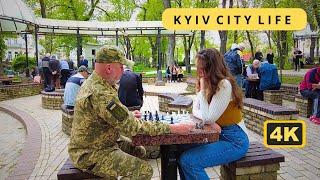 UKRAINE April 2024. Kyiv Insider Walking Tour 4K