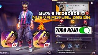 SENSIBILIDAD COMPLETA LA MEJOR CONFIGURACIÓN para DAR TODO ROJO en FREE FIRE 2024