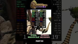 Nvidia ShadowPlay VS External Heaven Benchmark Part 2 #shorts