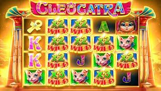 WE GOT SO MANY WILDS ON THE FINAL BONUS BUY ON CLEOCATRA