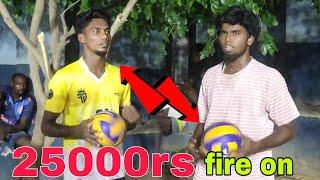 New match  Fire on  David friends vs gurunatha team  #volley #volleyball #ashok #lotta #thiyagu