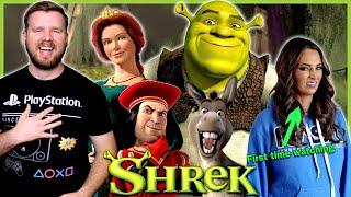 My wife watches SHREK for the FIRST time  Movie Reaction