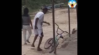 Stealing bicycle prank.. LOL 