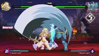 Blade Strangers Solange vs Shovel Knight