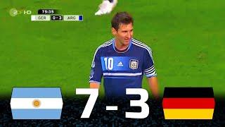 Argentina Destroying Germany In 2 Friendly Matches  2012 2014 Argentina vs Germany Highlights
