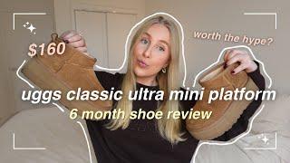 watch BEFORE you buy  ugg classic ultra mini platform boot 6 month review