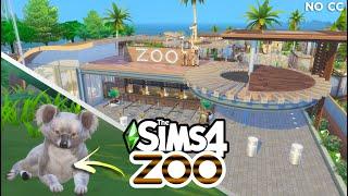 FUNCTIONAL ZOO Sims 4 Build  NO CC  Collab @pugowned  Getting Ready For Sims 4 Cottage Living